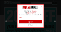 Desktop Screenshot of miamihomecenters.com